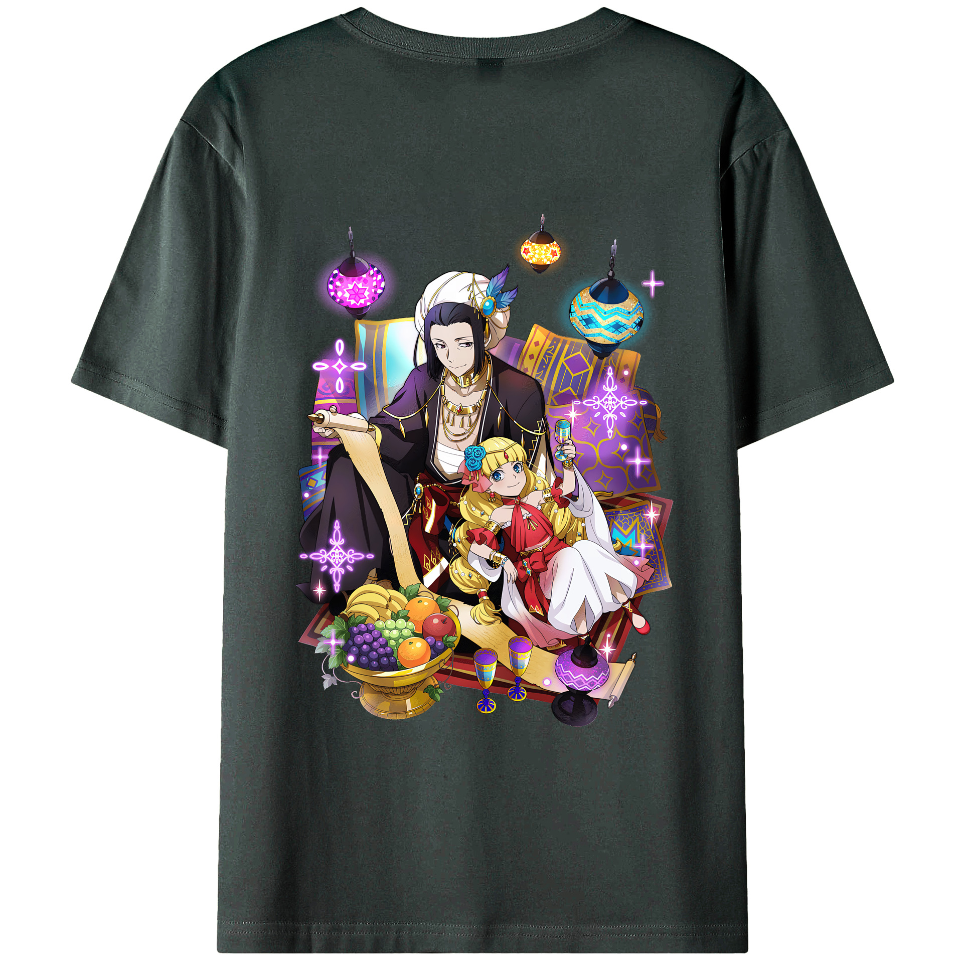（画像用） 文豪ストレイドッグス Bungo Stray Dogs 綿100％ メンズ半袖Tシャツ（バックプリント） 通気性